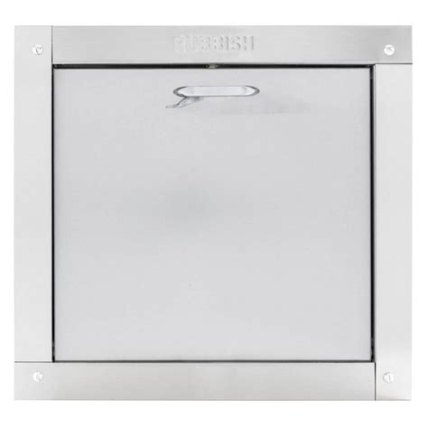 Wilkinson Style Stainless Steel Trash Chute Door Bottom Hinged Thu