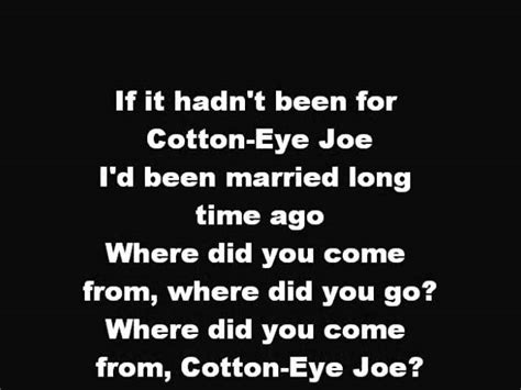 Rednex Cotton Eye Joe Lyrics Chords Chordify