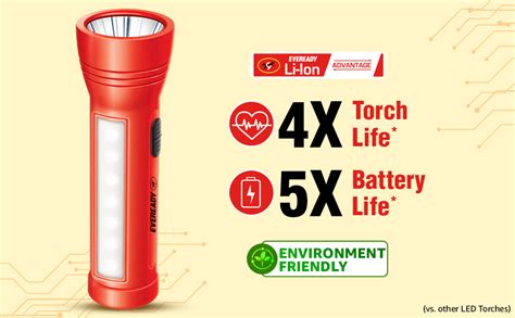 Eveready Digiled Dl Rechargeable Torch Color May Vary Amazon In