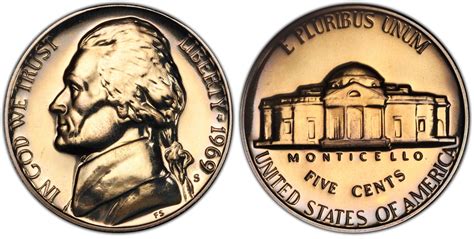 1969-S 5C (Proof) Jefferson Nickel - PCGS CoinFacts