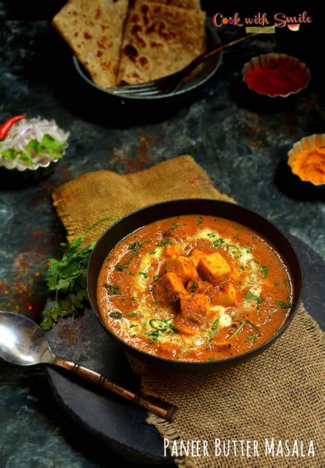 PANEER BUTTER MASALA RECIPE / RESTAURANT PANEER BUTTER MASALA / PANEER MAKHANI - Cook with Smile