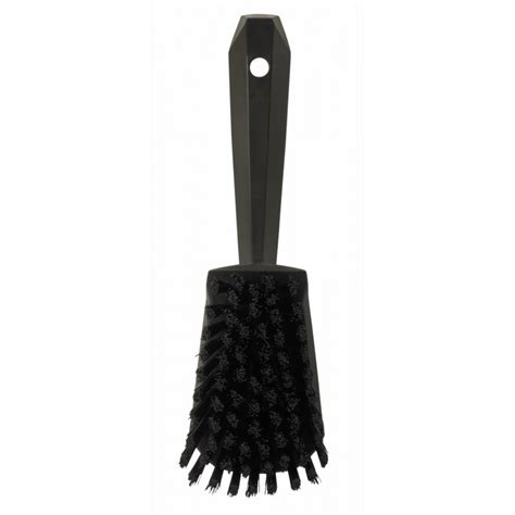 Brosse à main manche court Vikan 270 mm Dur Noir 41929