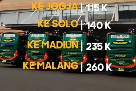 Jadwal Dan Tarif Bis Dari SURABAYA Ke YOGYAKARTA