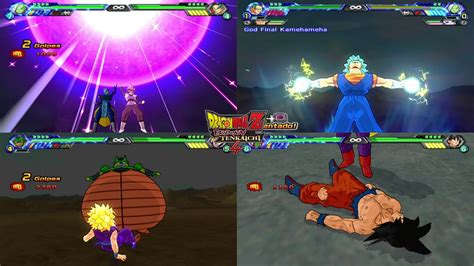 DRAGON BALL Z BUDOKAI TENKAICHI 4 BETA X ISO TODOS LOS ATAQUES Y