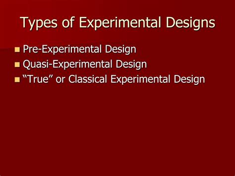 Ppt Experimental Designs Powerpoint Presentation Free Download Id