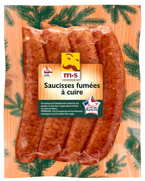 Nos Saucisses Fum Es Morteau Saucisse