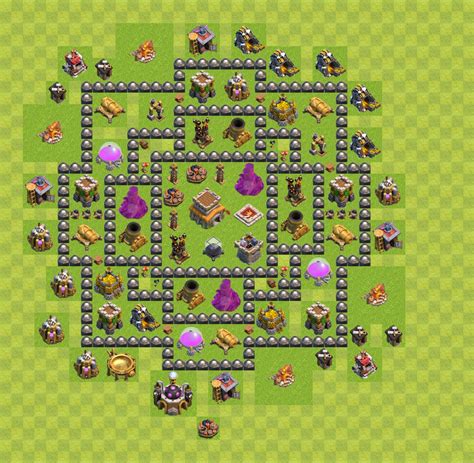 Clash Of Clans Ayuntamiento Nivel Dise O De Aldea Debsartliff