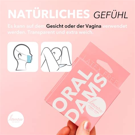 Loovara Oraltücher Schutztücher latexfrei 18 Stück ORAL DAMS LATEX