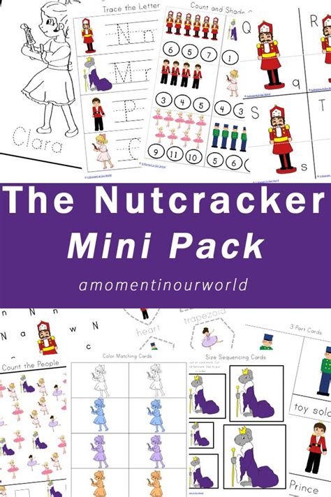 The Nutcracker Mini Printable Pack Simple Living Creative Learning