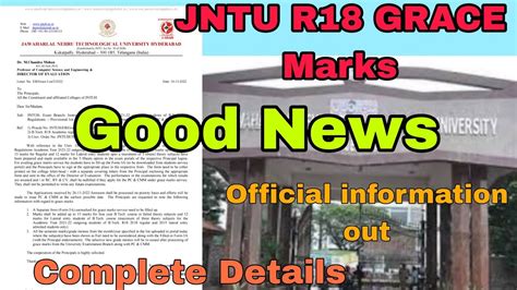 Jntu R Grace Marks Official Notification Complete Details Kvs