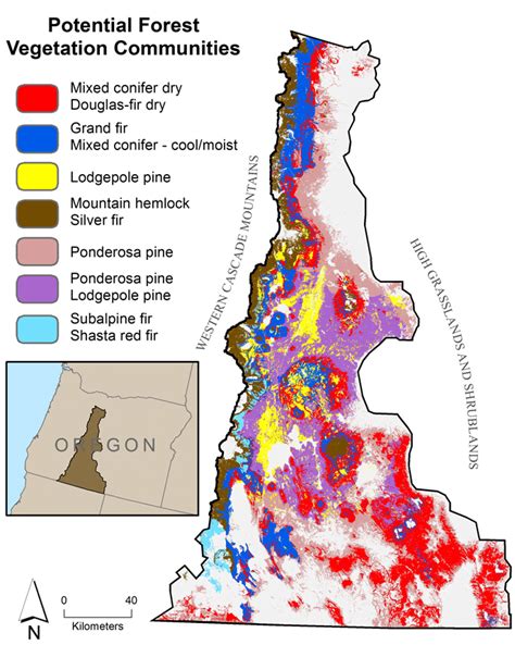 Potential Vegetation Forest Community Types Late Successional Plant