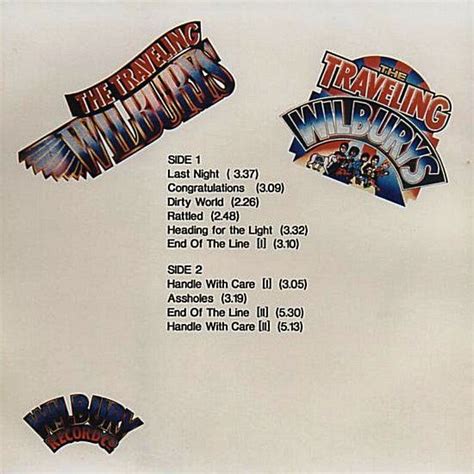 Traveling Wilburys Vol 2