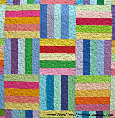 Free Quilt Pattern Rainbow Rail Fence I Love Quilting Forever