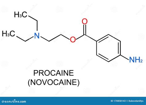 The Chemical Formula of Procaine Anesthetic Agents Used for Local ...