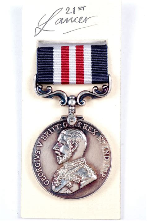 Ww1 George V Military Medal Mm For Bravery In The Field British