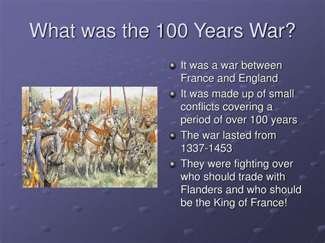 Ppt The 100 Years War Powerpoint Presentation Free Download Id4306280