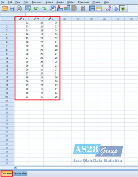 UJI KORELASI PARSIAL AS28 Group