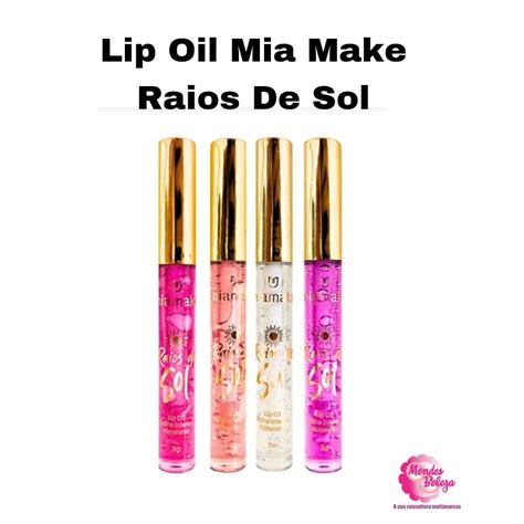 Lip Oil Mia Make Raios De Sol 3ml Shopee Brasil