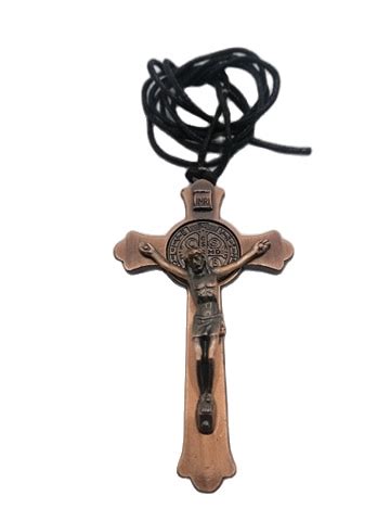 BEST QUALITY MIRACULOUS MEDAL PENDANT CROSS OF ST BENEDICT FOR