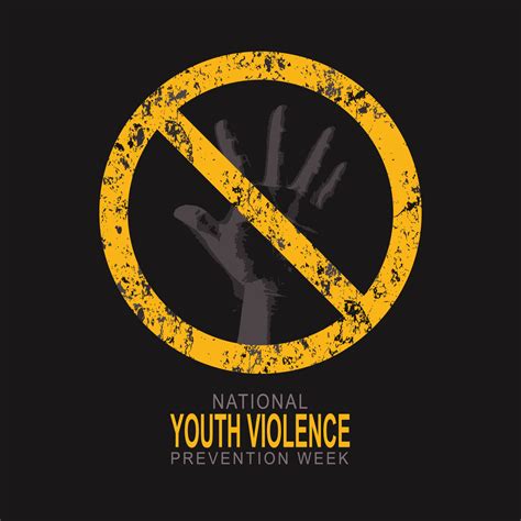 National Youth Violence Prevention Week Background 21618761 Vector Art At Vecteezy