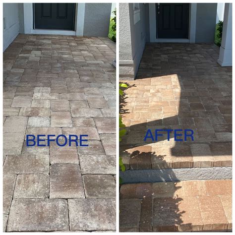 Paver Sealing In Winter Garden Fl Aces Exterior Cleaning Llc