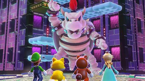 Super Mario 3d World Special Dry Bowser Boss Fights 4k60fps Youtube