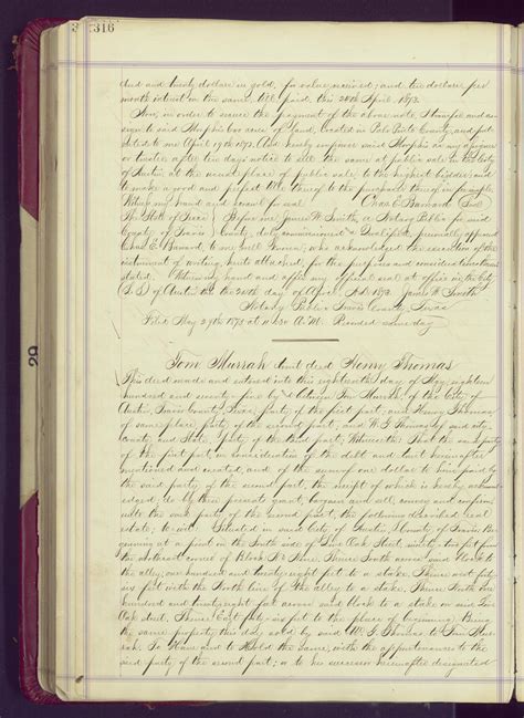 Travis County Deed Records: Deed Record 29 - Page 316 - The Portal to