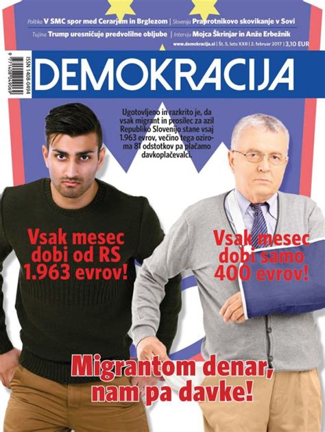 Tednik Demokracija V Roke Mad Arom Mladina Si