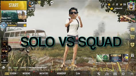 Solo Vs Squad Ala Kentang Warrior Pubg Mobile Indonesia Youtube