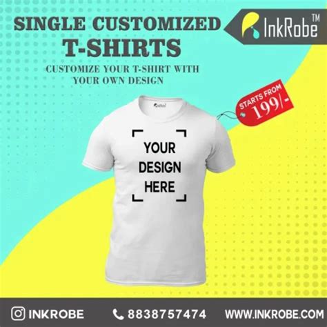 Customized T Shirts At Rs 199 Piece Men Designed T Shirt In Chennai