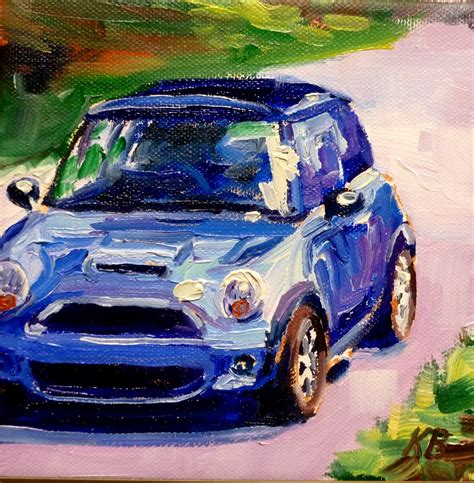 Mini Cooper Painting at PaintingValley.com | Explore collection of Mini ...