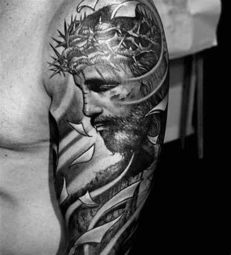 Top 51 Jesus Sleeve Tattoo Ideas 2021 Inspiration Guide