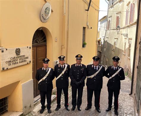 PRESIDI DI LEGALITÀ ECCO LA STAZIONE CARABINIERI DI FARA IN SABINA