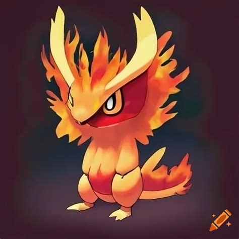 Fire Type Pokemon On Craiyon