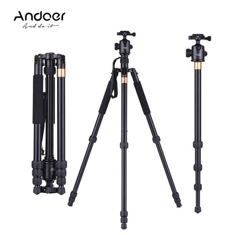 Andoer TP 999B Professional Portable Aluminum Alloy Tripod Monopod