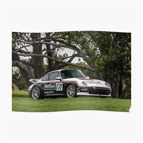 Porsche 993 Turbo S Poster By Celsydney Redbubble