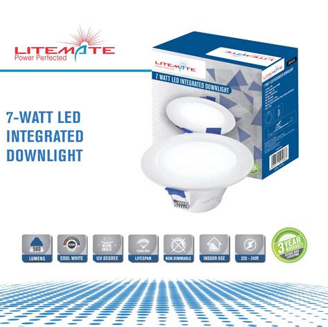 Litemate Watt Led Integrated Downlight Gentech