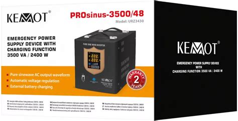 UPS Centrale Sinus PUR 3500VA 2400W 48V Kemot Negru La CEL Ro