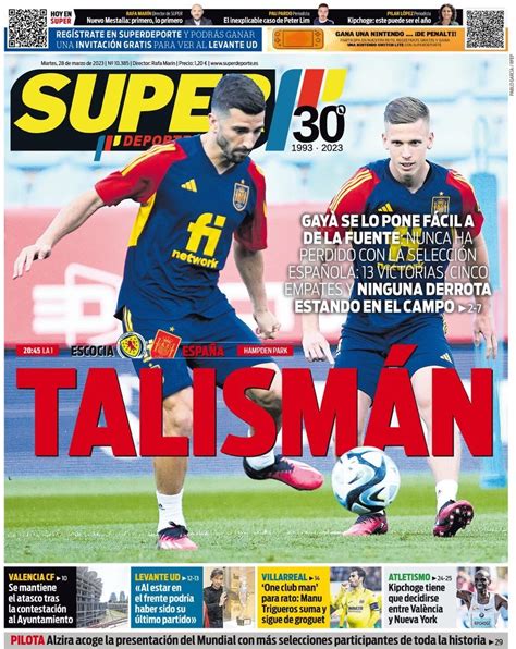 Capa Jornal Superdeporte Mar O Capasjornais Pt