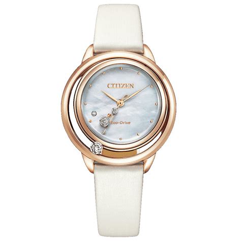 Citizen シチズンエル 腕時計 エコ・ドライブ Round Collection Ew5588 81y レディース サクラカラー