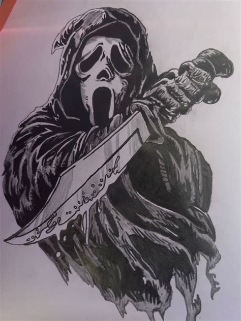 Scream Slasher Tattoo Screaming Drawing Drawings Hand Tattoos