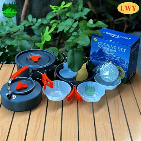 Jual ALAT MASAK CAMPING COOKING SET DS 308 COOKING SET CAMPING ALAT