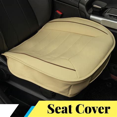 Car Front Full Surround Seat Cover Pu Leather Breathable Pad Mat Chair