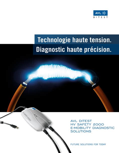 Technologie Haute Tension Diagnostic Haute Précision