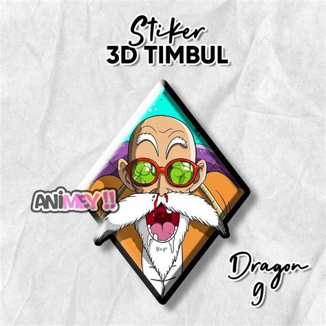 Jual Stiker Emblem D Timbul Dragon Ball Stiker Anime Resin Shopee