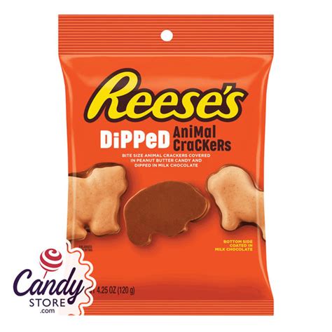 Reeses Choc PB Animal Crackers 12ct Peg Bags - CandyStore.com