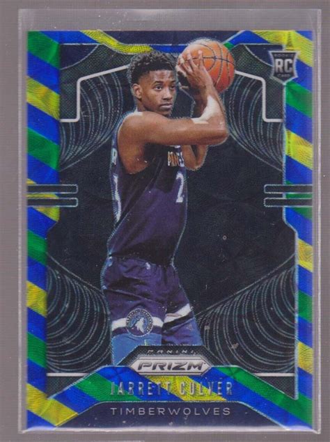 2019 20 Panini Prizm Choice Rookie Blue Yellow Green Prizm Jarrett