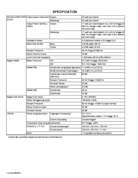 jvc ks fg ma car cassette receiver sm service manual