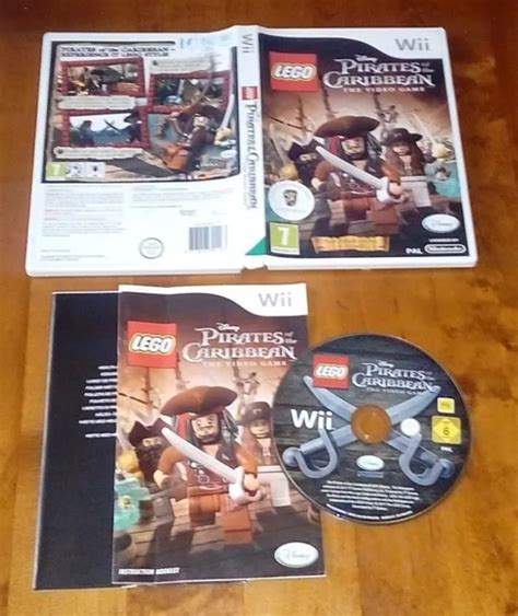 LEGO PIRATES OF The Caribbean Nintendo Wii PAL COMPLETE 3 00