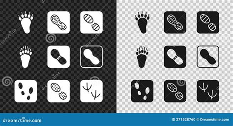 Footprint Human Trace Foot Trace Footprint Vector Icon